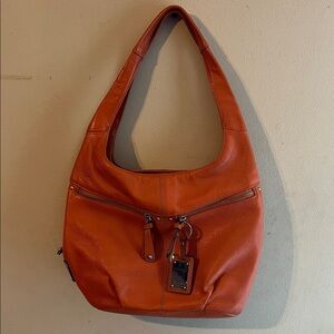 TIGNANELLO HOBO BAG BURNT ORANGE NEW
